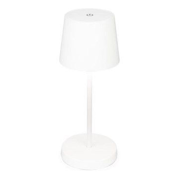 Briloner 7423016 - LED Stmievateľná nabíjacia vonkajšia stolná lampa LED/2,6W/5V 2000mAh IP44 biela