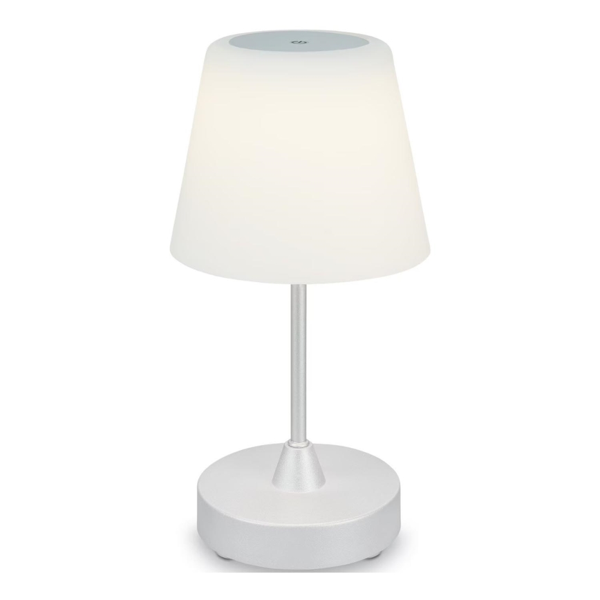 Briloner 7445-014 - LED Stmievateľná nabíjacia vonkajšia dotyková stolná lampa LED/3W/5V IP44 2000 mAh