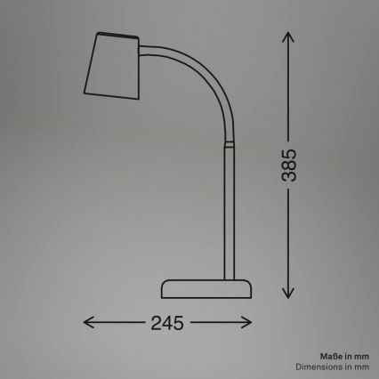 Briloner 7476-011 - Stolová lampa SKRIVA 1xGU10/9W/230V béžová