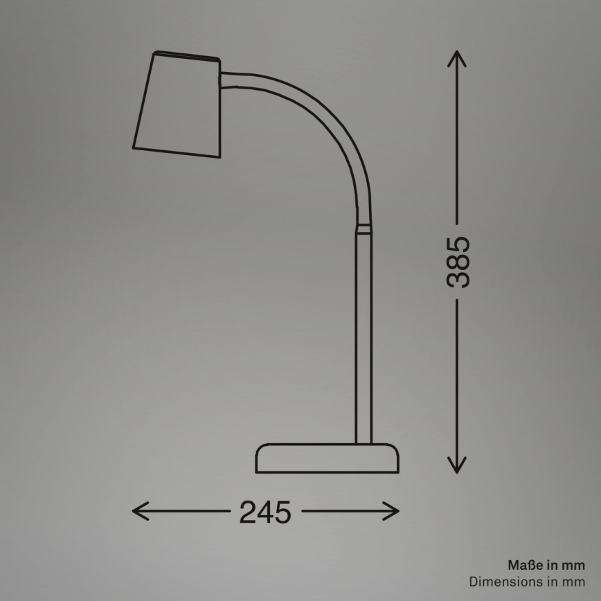 Briloner 7476-011 - Stolová lampa SKRIVA 1xGU10/9W/230V béžová