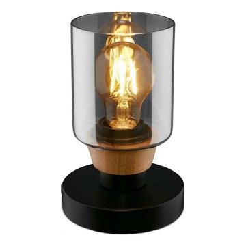 Briloner 7486015 - Stolná lampa 1xE27/10W/230V čierna