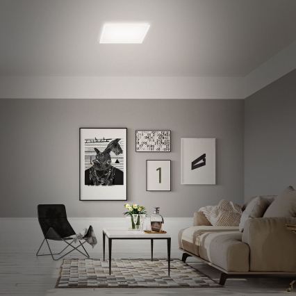 Briloner 7491-016 - LED RGBW stmievateľné stropné svietidlo SMART LED/22W/230V 4000K 42x42 cm Wi-Fi Tuya + diaľkové ovládanie
