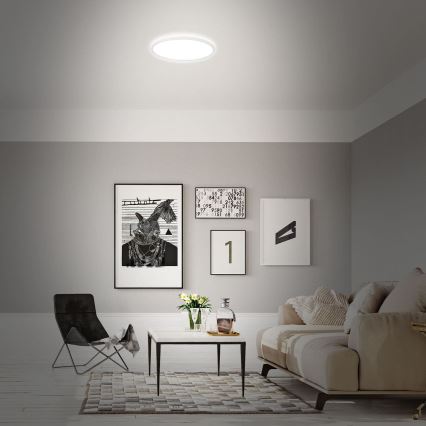 Briloner 7494016 - LED RGBW stmievateľné stropné svietidlo SMART LED/22W/230V 4000K pr. 42 cm Wi-Fi Tuya + diaľkové ovládanie