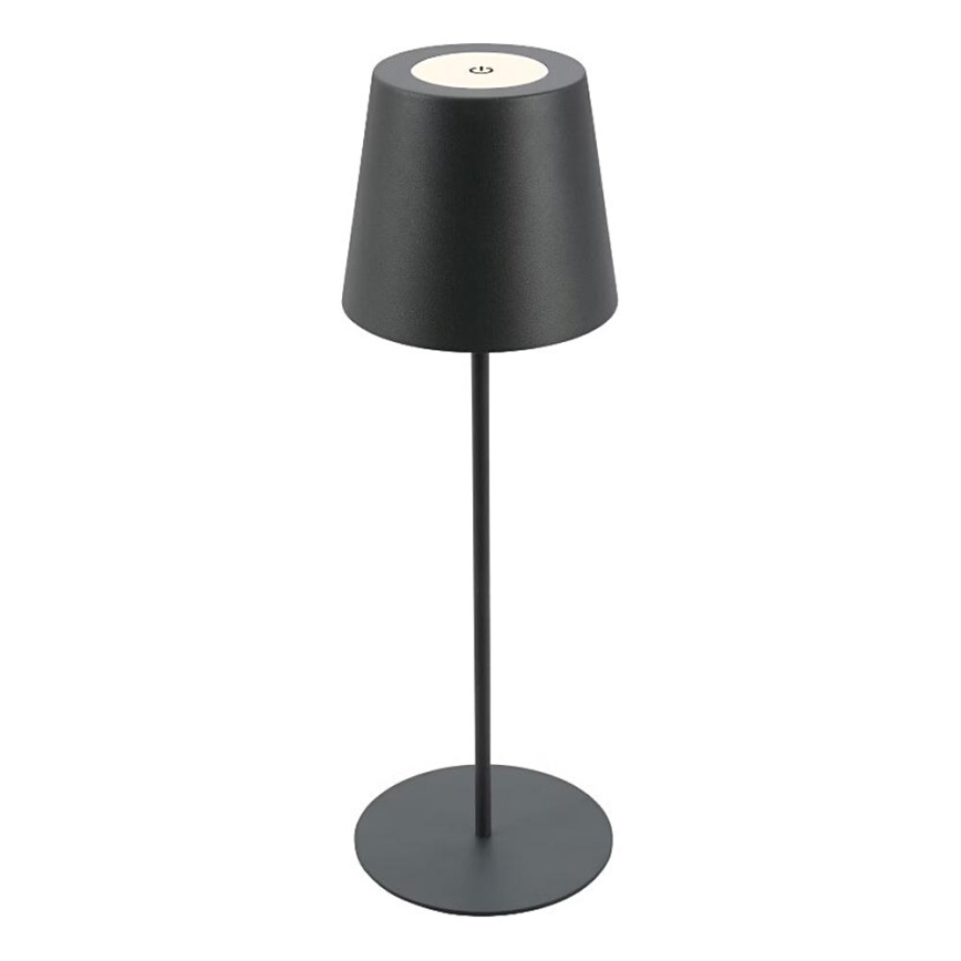Briloner 7508015 - LED Stmievateľná nabíjacia vonkajší stolná lampa 2v1 LED/2,5W/5V IP44 čierna