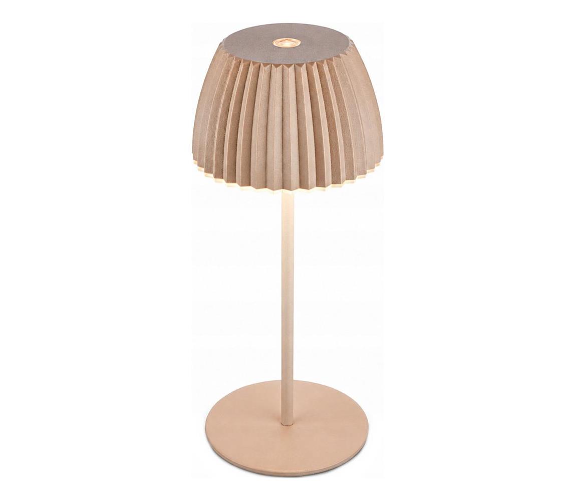 Briloner 7552-011 - LED stmievateľná nabíjacia vonkajšia stolná lampa MINI LED/1,5W/5V IP44 7552-011