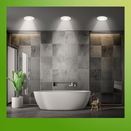 Briloner 7588036 - SADA 3x LED zapustené kúpeľňové svietidlo KLIRA LED/4,9W/230V 2500/3000/4000K IP44 biela