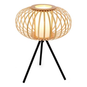 Briloner 7759011 - Stolná lampa 1xE27/10W/230V bambus