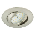 Briloner 8317-012 - LED stmievateľné podhľadové svietidlo do kúpeľne LED/5,5W/230V IP23 matný chróm