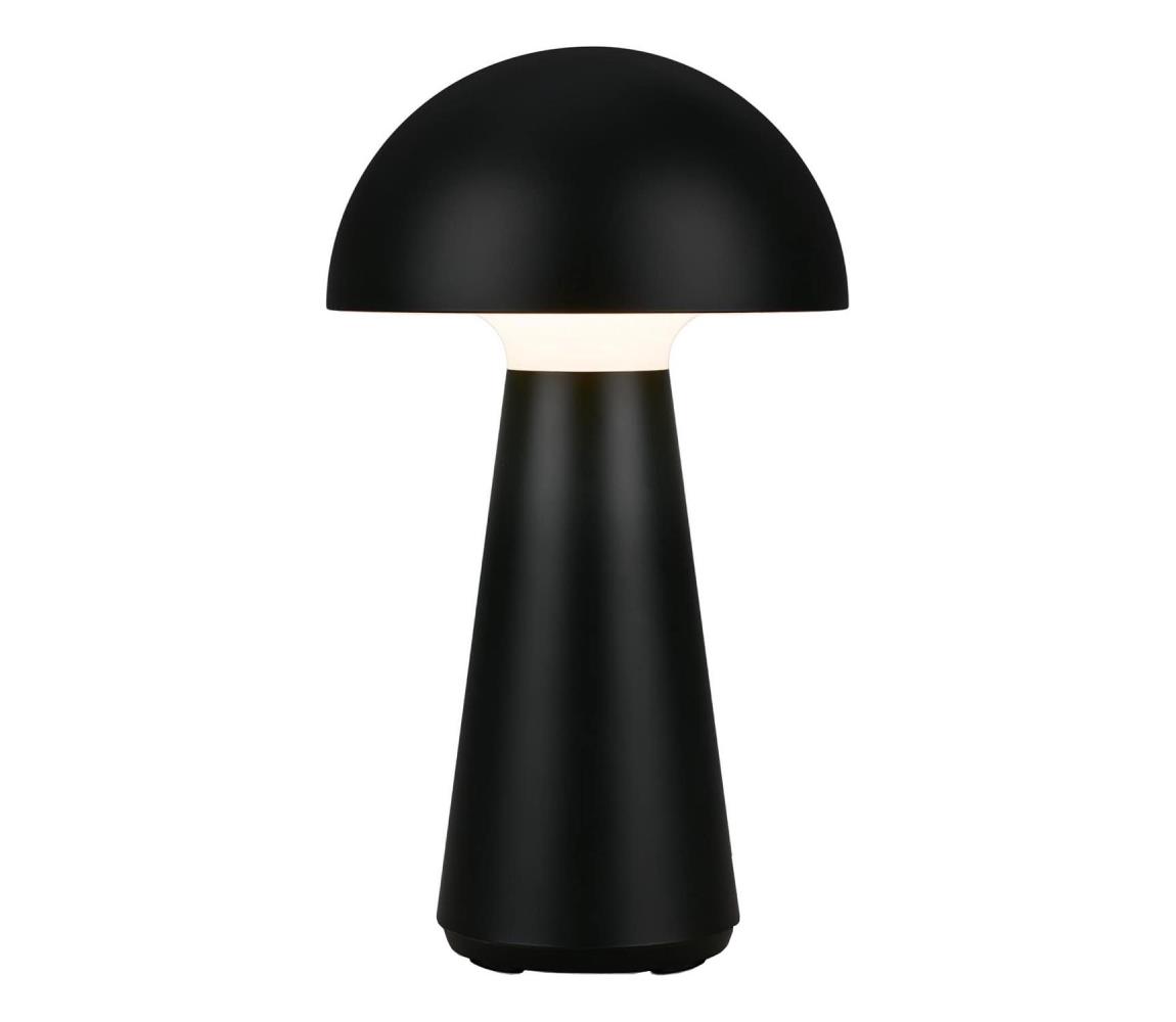 Briloner - LED stmievateľná nabíjateľná dotyková vonkajšia stolová lampa LED/2,6W/5V 3000K IP44 čierna 7421-015