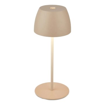 Briloner - LED stmievateľná nabíjateľná dotyková vonkajšia stolová lampa MINI LED/2,5W/5V IP44 1800 mAh béžová