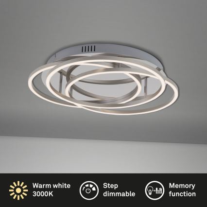 Briloner - LED Stmievateľné stropné svietidlo FRAMES LED/60W/230V lesklý chróm