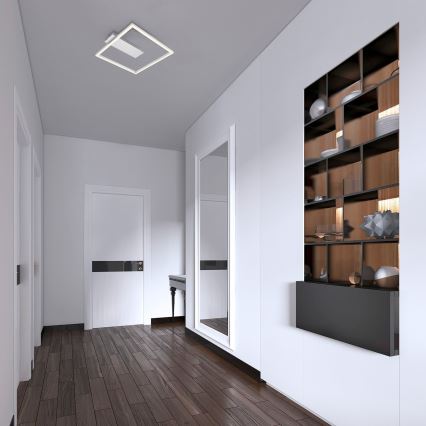 Briloner - LED stropné svietidlo FRAME LED/14W/230V 3000K 30x32 cm matný chróm
