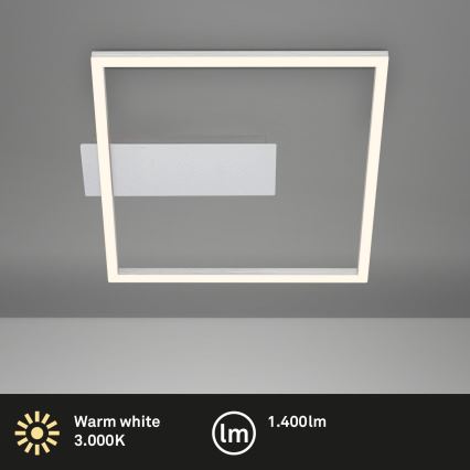 Briloner - LED stropné svietidlo FRAME LED/14W/230V 3000K 30x32 cm matný chróm