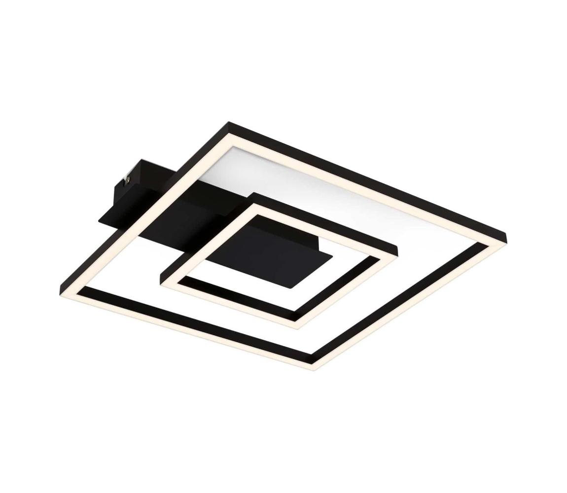 Briloner - LED stropné svietidlo FRAME LED/22W/230V 3000K 30x32 cm čierna 3772-015