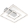Briloner - LED Stropné svietidlo FRAME LED/22W/230V 3000K 30x32 cm matný chróm