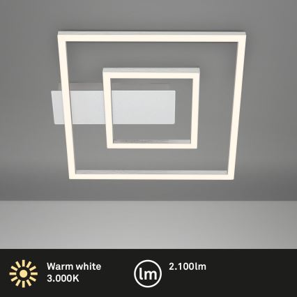Briloner - LED Stropné svietidlo FRAME LED/22W/230V 3000K 30x32 cm matný chróm