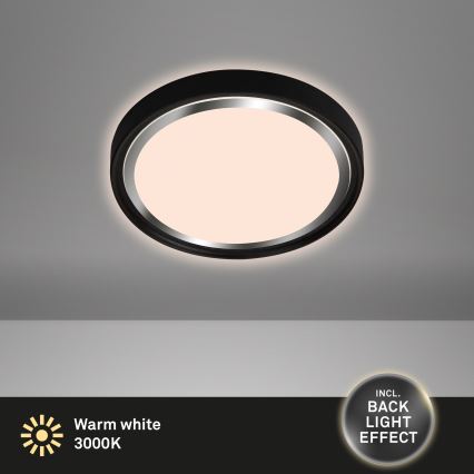 Briloner - LED Stropné svietidlo KAHIKO LED/15W/230V čierna