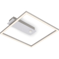 Briloner - LED stropné svietidlo s pohybovým a súmrakovým senzorom FRAME LED/14W/230V 3000K 30x32 cm matný chróm