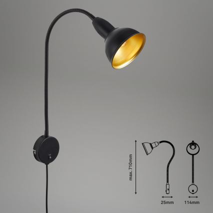 Briloner - Nástenná lampa HYGGE 1xE14/25W/230V