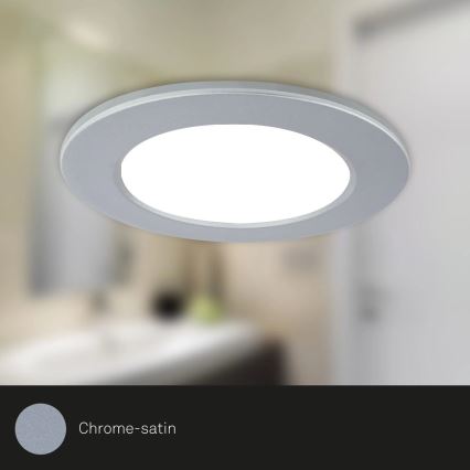 Briloner - SADA 3x LED RGBW Stmievateľné kúpeľňové podhľadové svietidlo LED/4,8W/230V 3000-6500K IP65 + diaľkové ovládanie