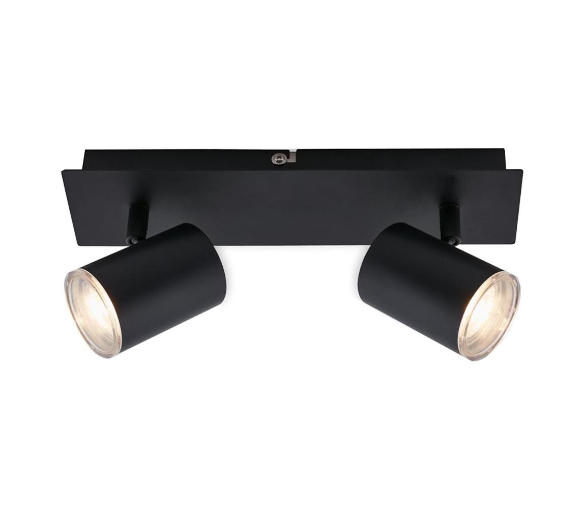Briloner&amp;nbsp; 10476221 - Kúpeľňové bodové svietidlo 2xGU10/5W/230V IP44 čierna 10476221
