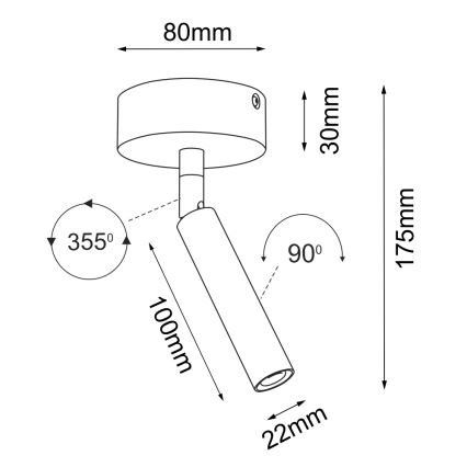 Brosline - Bodové svietidlo 1xG9/2,5W/230V biele