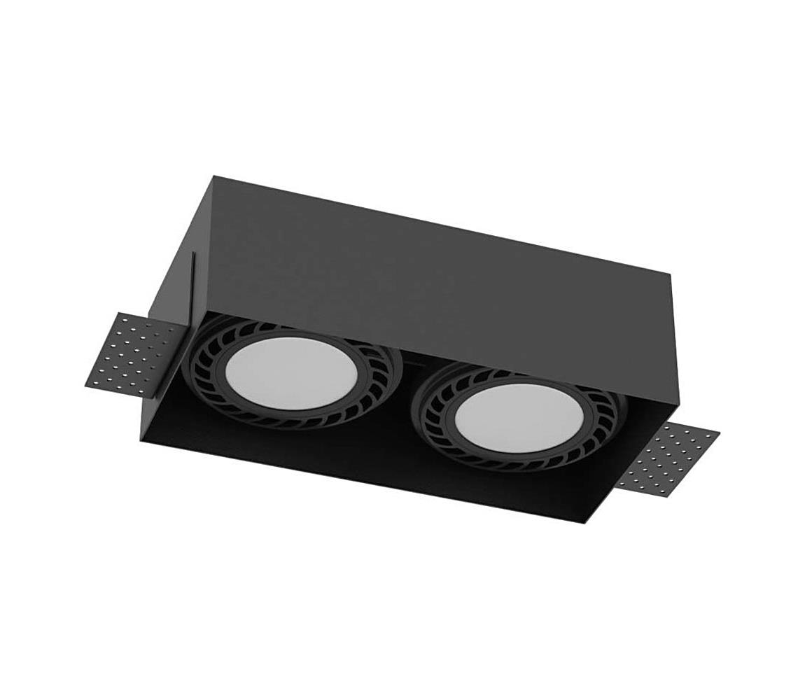 - Brosline 3270 - Podhľadové svietidlo CAGE 2xGU10/18W/230V čierne 3270