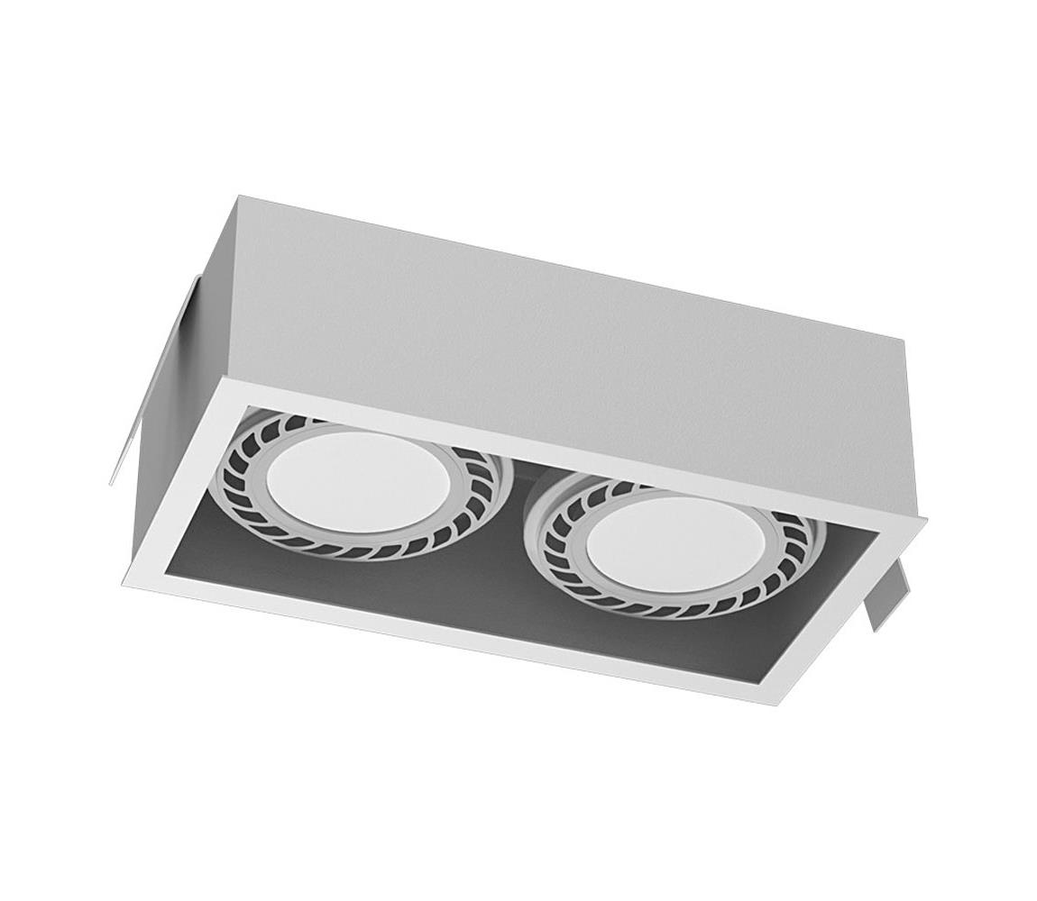 - Brosline 3275 - Podhľadové svietidlo CAGE 2xGU10/18W/230V biele 3275