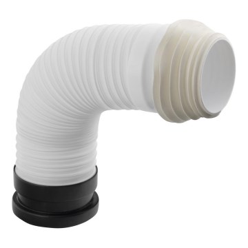 Bruckner - Flexi dopojenie k WC 45 cm biela/čierna