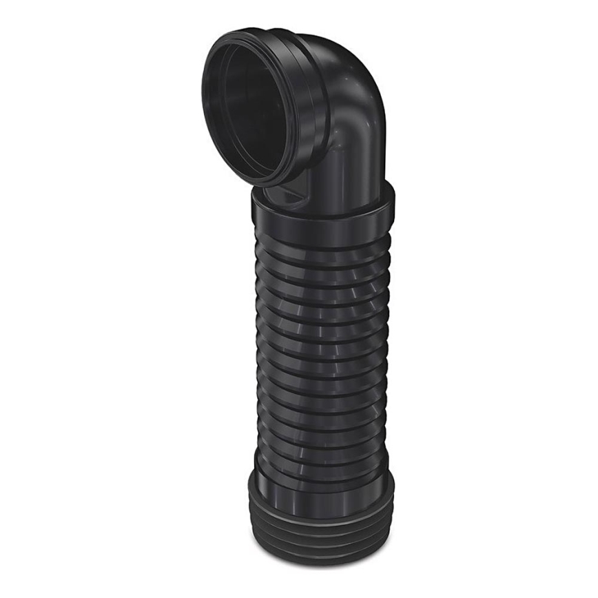 Bruckner - Flexi dopojenie pre závesné WC 90° 20,5-37 cm čierna