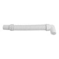Bruckner - Flexi prepojovacia rúrka koleno 80 cm biela