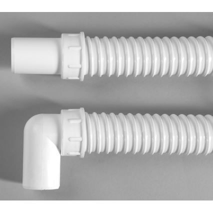 Bruckner - Flexi prepojovacia rúrka koleno 80 cm biela