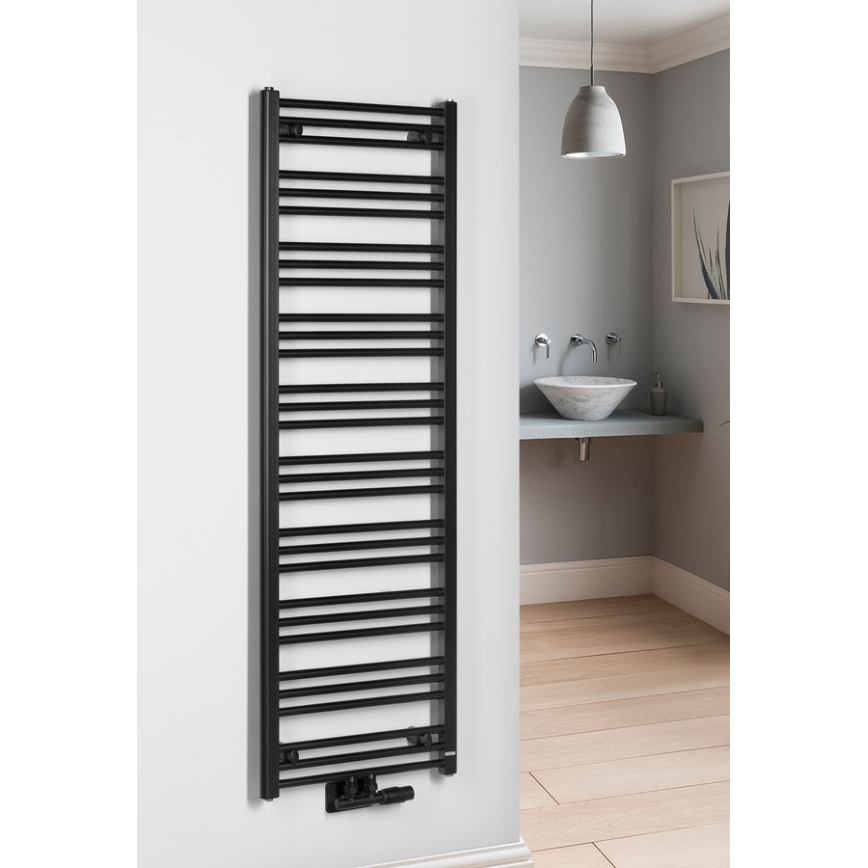 Bruckner - Kúpeľňový radiátor ALBRECHT 657W/230V 50x157 cm matná čierna