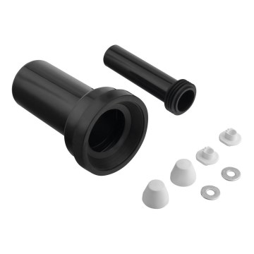 Bruckner - Pripojovací set pre závesné WC 25 cm čierna