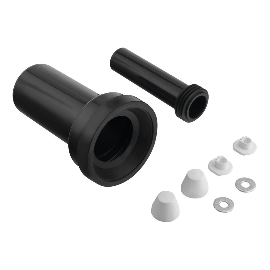 Bruckner - Pripojovací set pre závesné WC 25 cm čierna