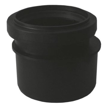Bruckner - Spojovacia redukcia nízka pr. 11 cm čierna