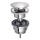 Bruckner - Umývadlová výpust bez prepadu CLICK-CLACK pr. 6,4 cm lesklý chróm