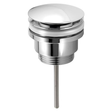 Bruckner - Umývadlová výpust bez prepadu CLICK-CLACK pr. 6,4 cm lesklý chróm