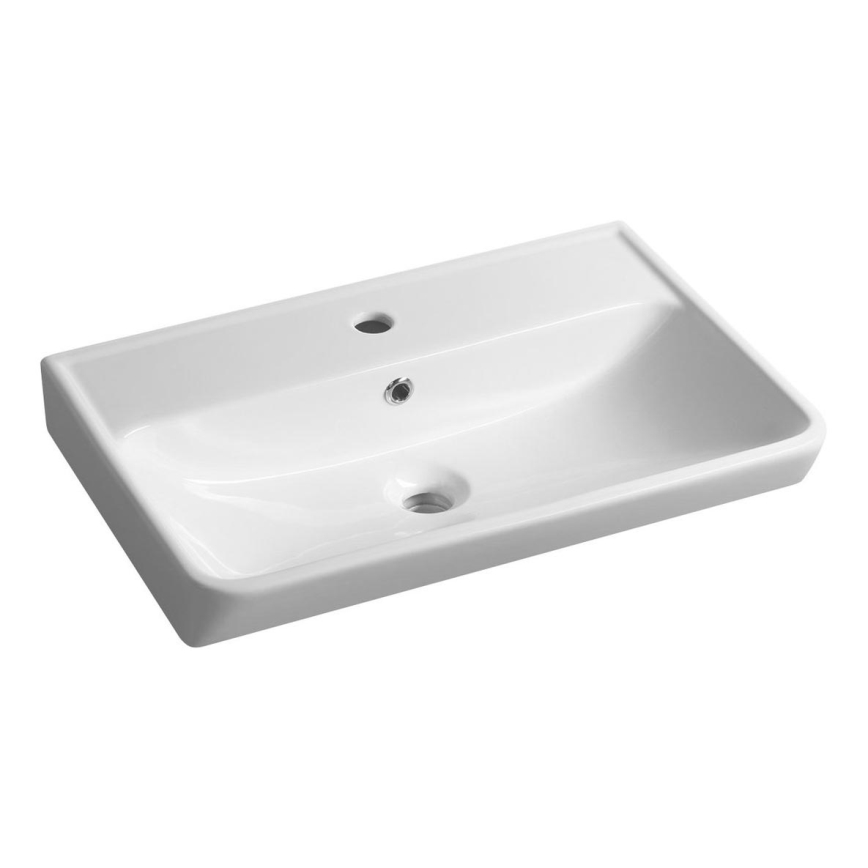 Bruckner - Zapustené umývadlo NEON 60x41,5 cm keramika/biela