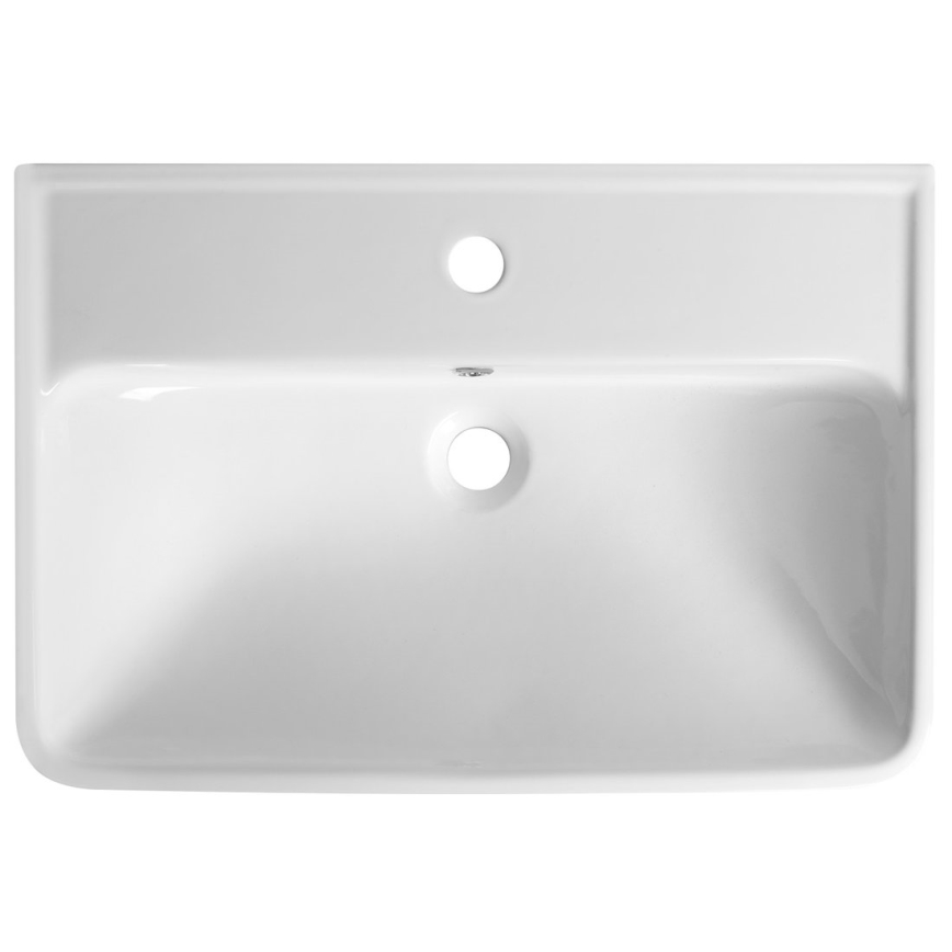 Bruckner - Zapustené umývadlo NEON 60x41,5 cm keramika/biela