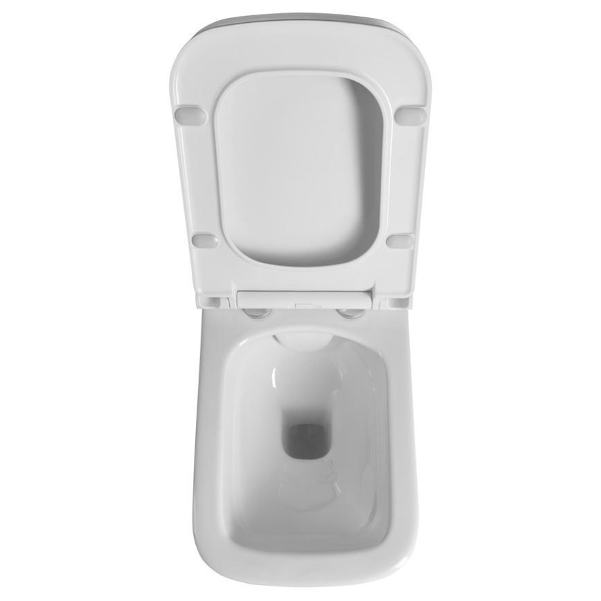 Bruckner - Závesné WC Rimless WALTER keramika/biela