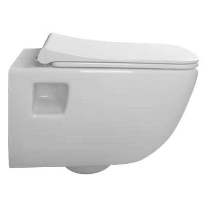 Bruckner - Závesné WC Rimless WALTER keramika/biela