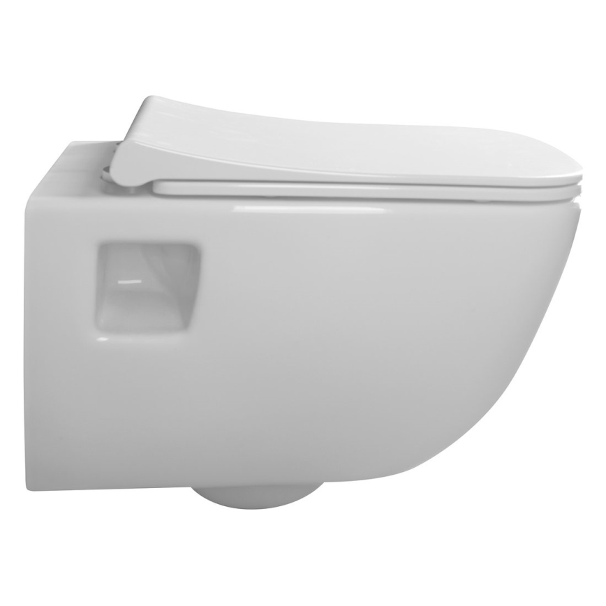 Bruckner - Závesné WC Rimless WALTER keramika/biela