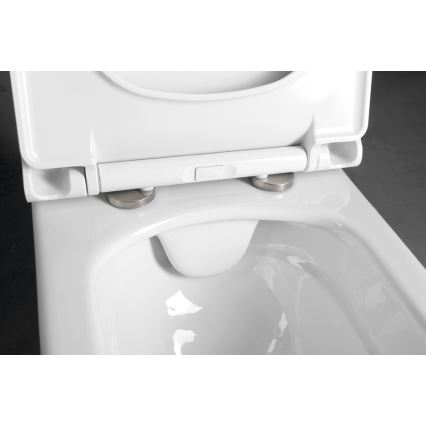 Bruckner - Závesné WC Rimless WALTER keramika/biela