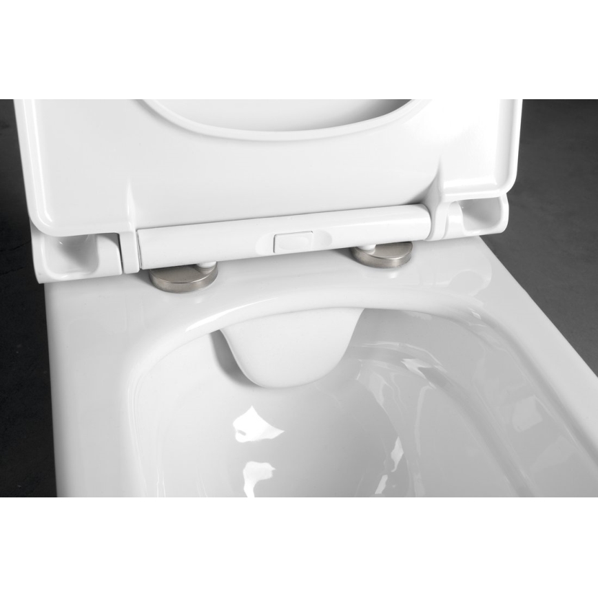 Bruckner - Závesné WC Rimless WALTER keramika/biela