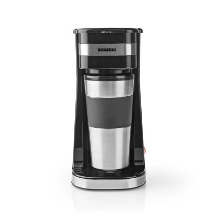 Butler - kávovar na jeden hrnček 0,4 l s cestovným hrnčekom 750 W/230 V nerez/čierna