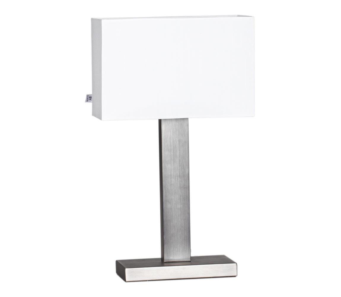 ByRydens 4002680-6524 - Stolová lampa PRIME 1xE27/5W/230V biela/matný chróm 4002680-6524