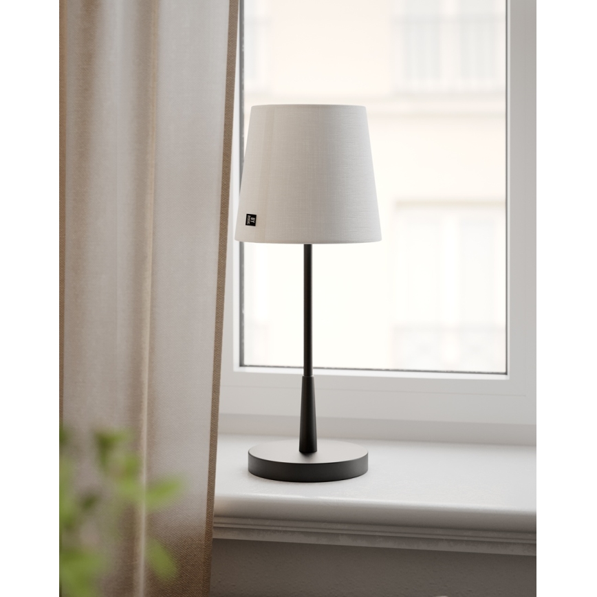 ByRydens - Stolná lampa LUMI 1xE27/8W/230V biela/čierna 48,5 cm