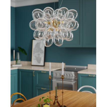 ByRydens - Luster na lanku GROSS 8xG9/5W/230V číry