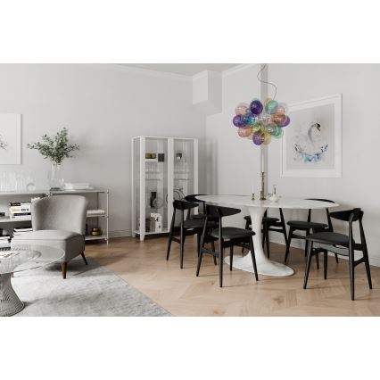 ByRydens - Luster na lanku GROSS 8xG9/4W/230V pestrofarebná pr. 50 cm